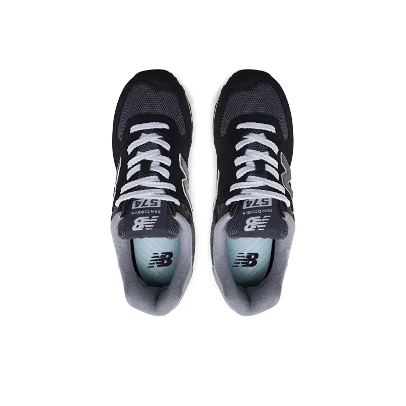 New Balance 574 Black White Grey-1