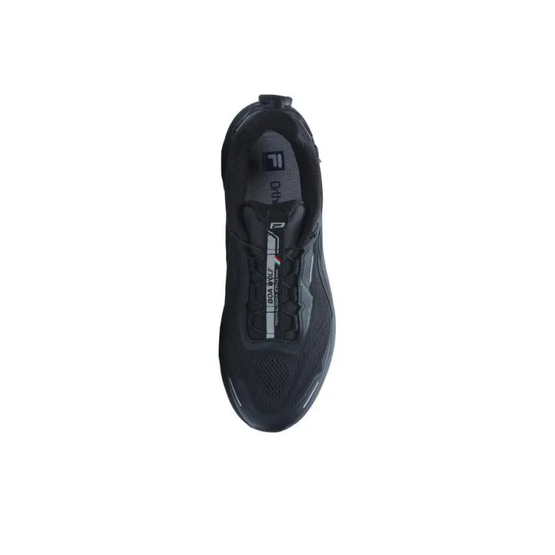 FILA BOA WOLF Cushioning Low Top Casual Running Shoes Men's Black-2