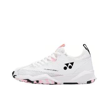 YONEX Breathable Low Top Tennis Shoes Women's White Pink