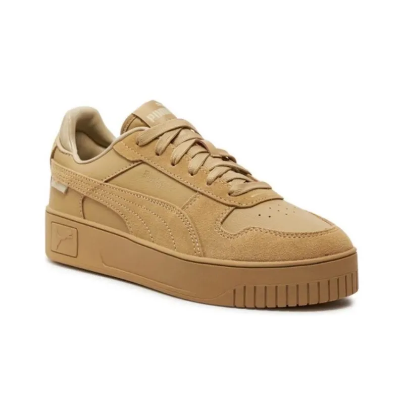 PUMA Anti Slip Wear Resistant Low Top Skateboard Shoes Women's Brown-2