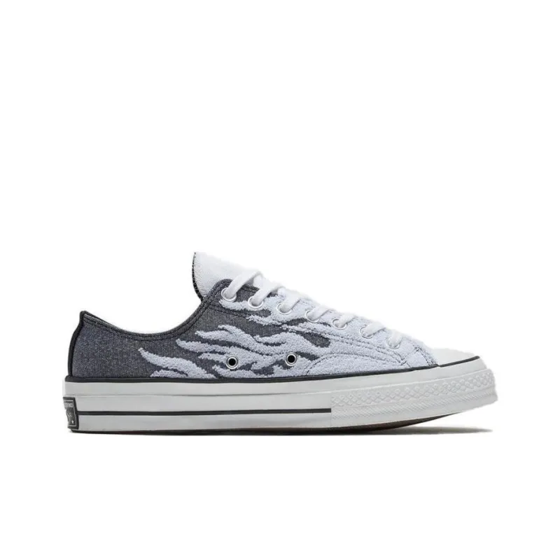 Converse Archive Flames Chuck 1970s Low Top 'Black Grey'-1