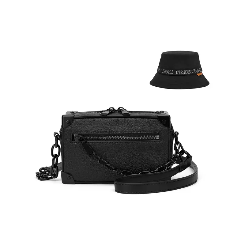 FAIRWHALE PVC Shoulder Bag Crossbody Bag Chain Bag Unisex-32