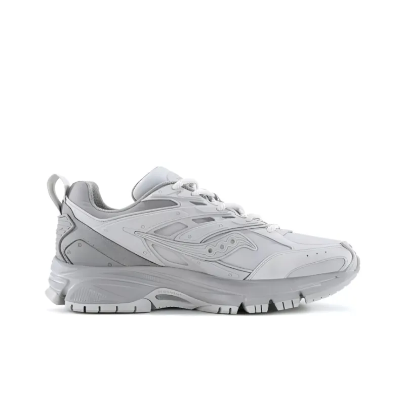 Saucony Cushioning, Slip Resistant, And Abrasion Resistant Low Top Running Shoes Unisex Light Gray, Dark Gray-1