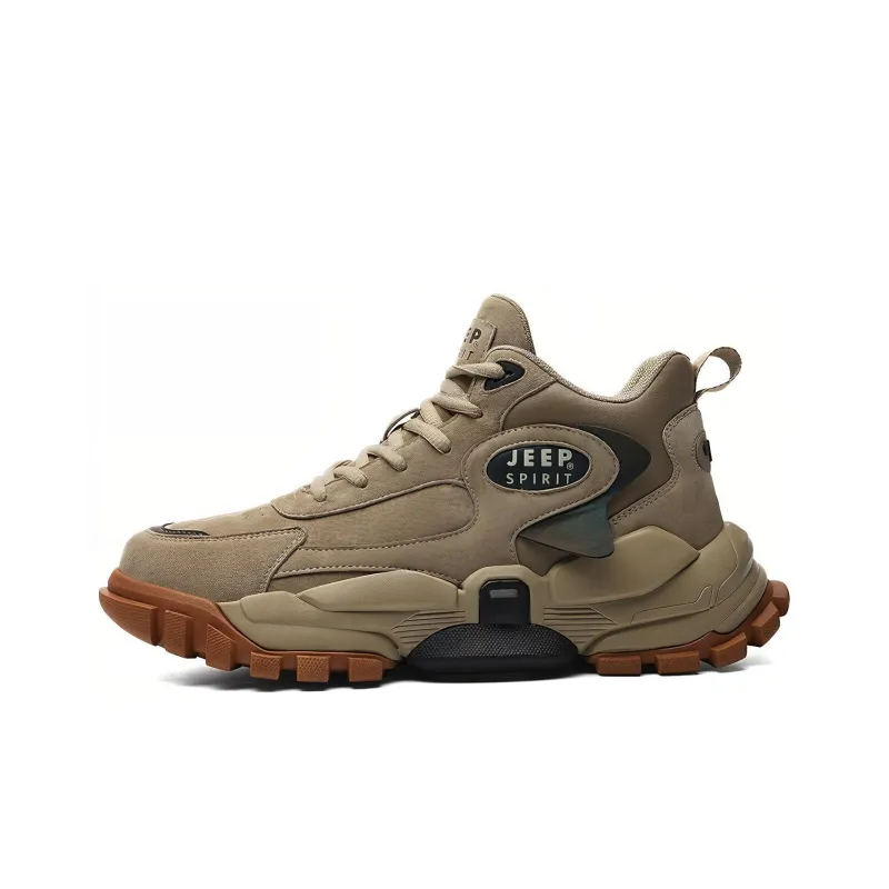 JEEP SPIRIT Mid Top Outdoor Shoes Men's Sand-58