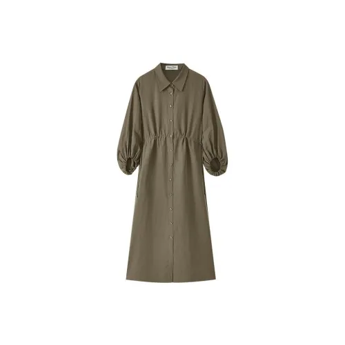 MARC OPOLO Long-Sleeved Dresses Women's Coffee Brown