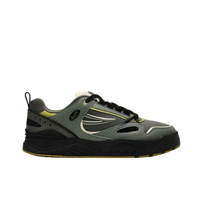 FILA SLAM Anti Slip Wear Resistant Low Top Skateboard Shoes Men's Green-1
