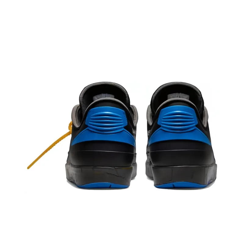 OFF WHITE X Jordan Air Jordan 2 Retro Low Black And Varsity Royal-4
