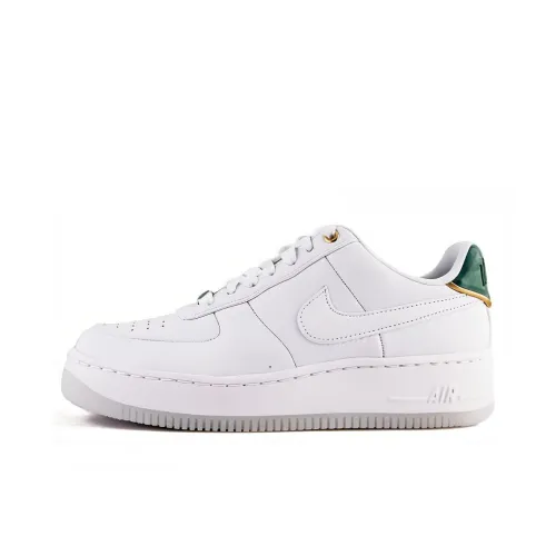 Nike Air Force 1 Skateboard Shoes Women's Low-Top White/Green