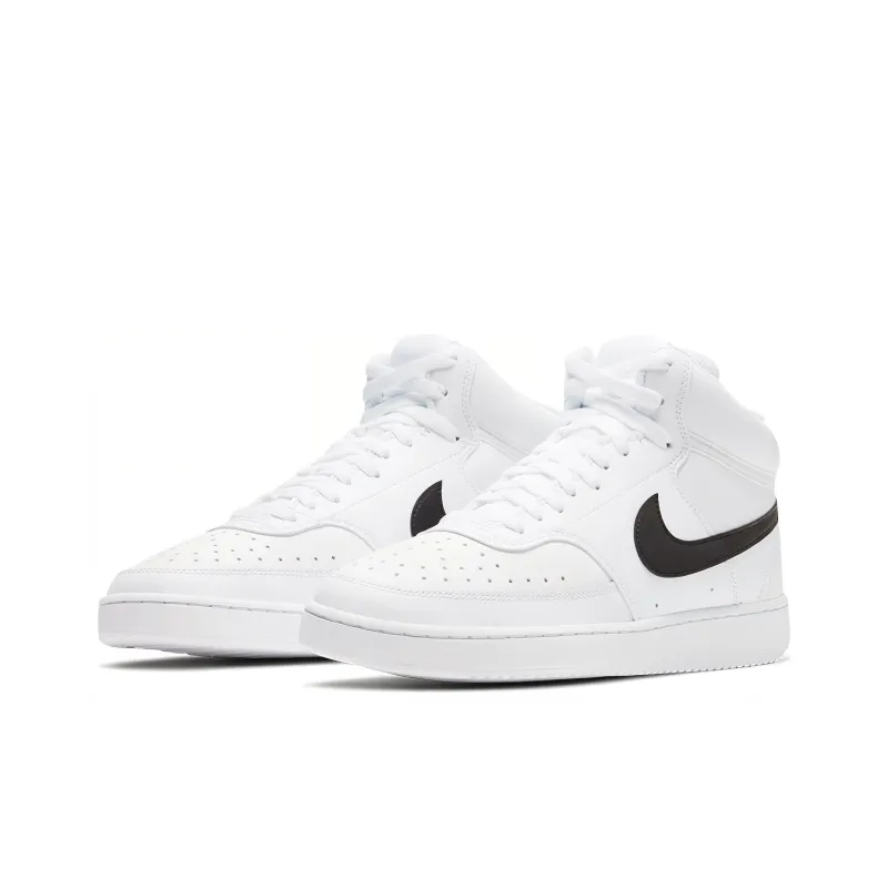 Nike Court Vision Mid White Black-2