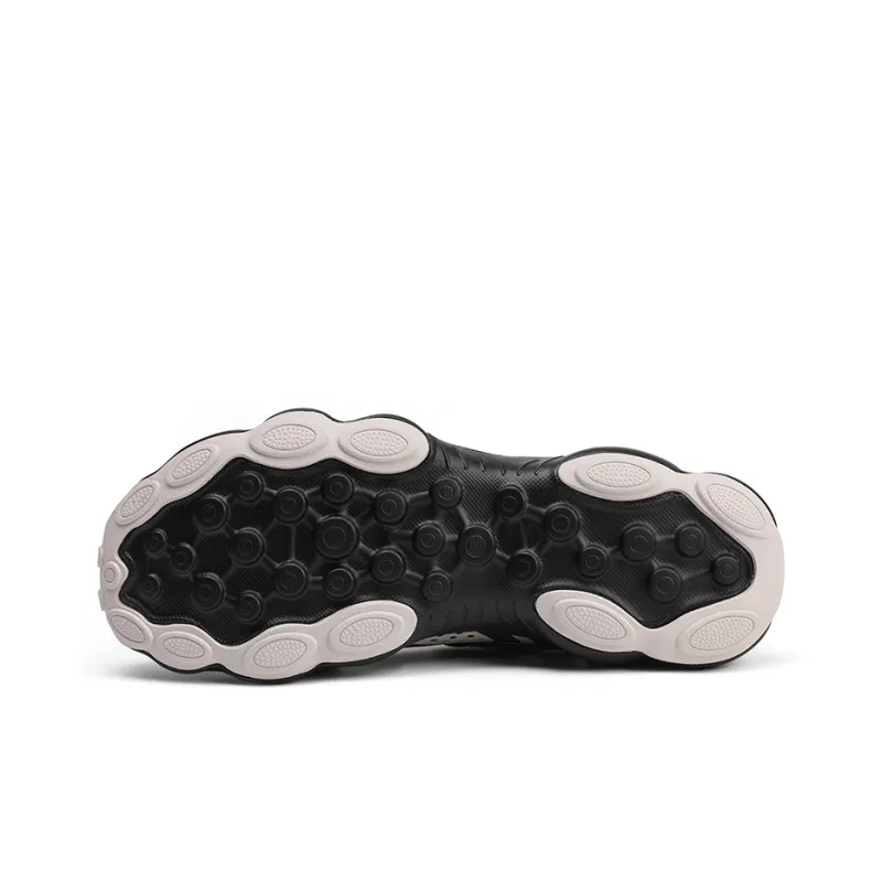 Camssoo Indoor Fitness Swim Water Shoes River Trekking Shoes Unisex Black-14