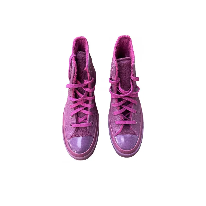 Converse 1970s Anti Slip Wear Resistant High Top Canvas Shoes Women's Purple-2
