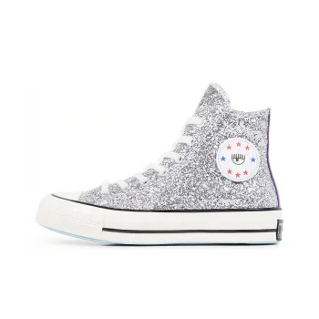 Converse Chuck Taylor All Star 70 Hi Chiara Silver Glitter Purple Women's