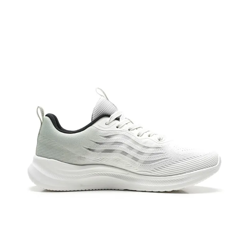 XTEP Running Shoes Men Low Top Sail White/Mountain Green-1