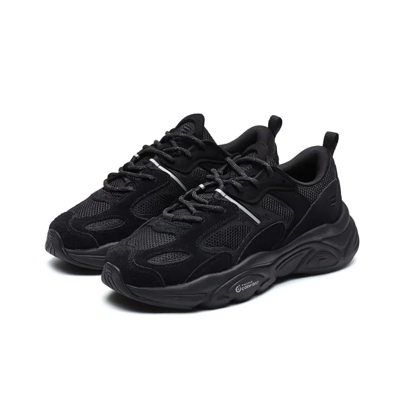 FILA Wear Resistant Running Shoes Black Women's-2