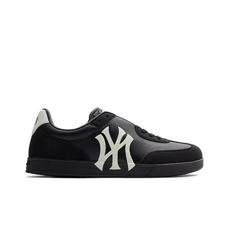 MLB Squeeze German Army Trainers Cushioning, Wear Resistant Low Top Skateboard Shoes Unisex Black-1