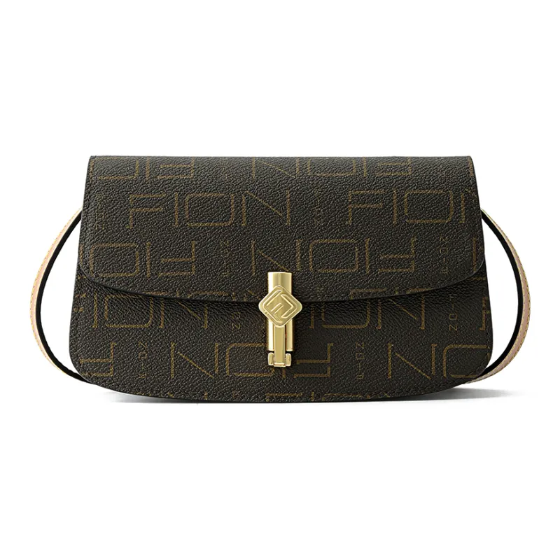 FION Shoulder Bags Coffee/Tea Brown-0