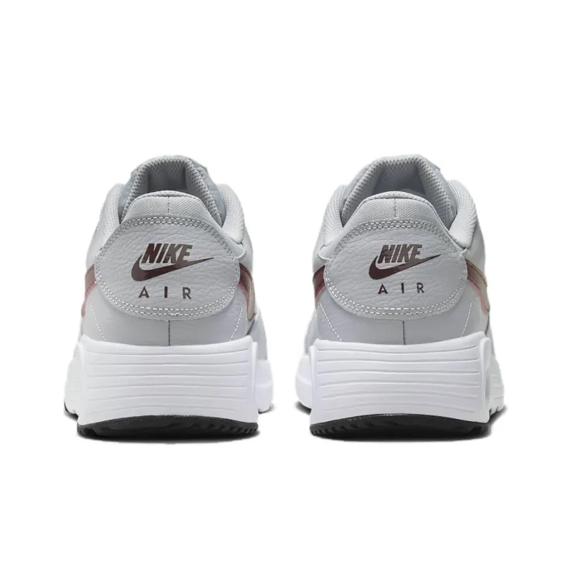 Nike Air Max SC Abrasion Resistant Breathable Low Top Casual Shoes Men's Gray Red-4
