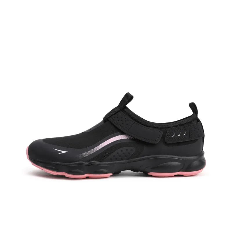 Camssoo Indoor Fitness Swim Water Shoes River Trekking Shoes Unisex Black-18
