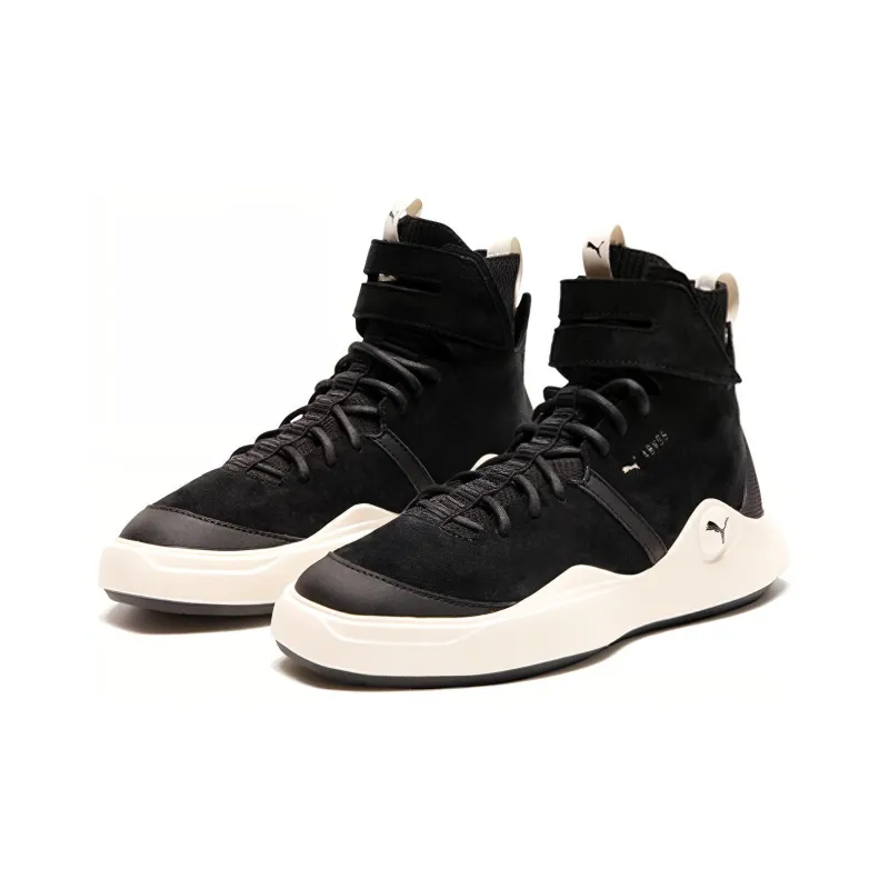 PUMA Abyss Solstice Black/White High Board Shoes-2
