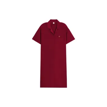 Sha Qian Nightgown Summer Women's Red