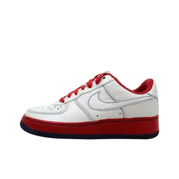 Nike Air Force 1 Low Supreme I/O '07 White Atom Red Women's
