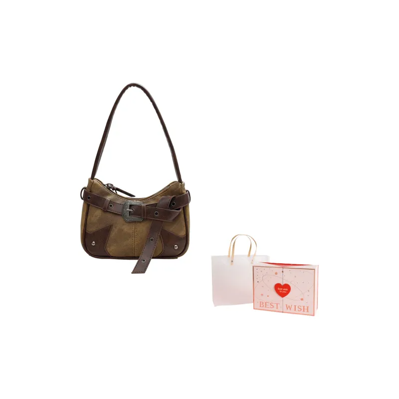 NOMK Vegetable Tanned Top Grain Cow Leather Shoulder Bag Regular Women's-4