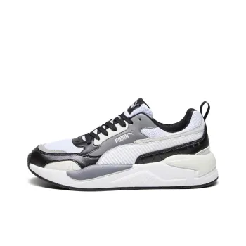 PUMA X Ray 2 Cushioning, Wear Resistant Low Top Casual Running Shoes Unisex White Gray