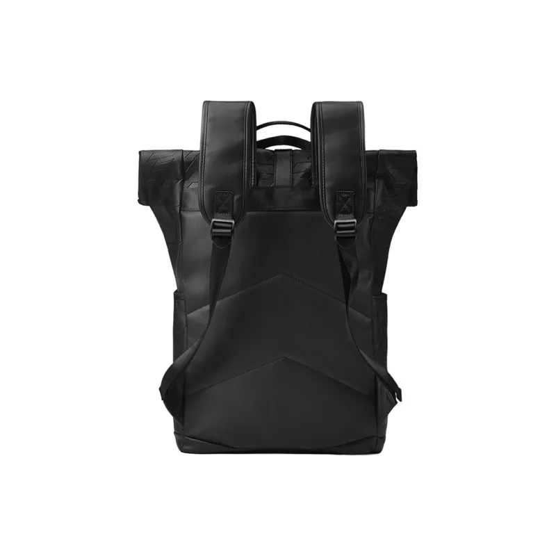 ONRF Polyvinyl Chloride Backpack Regular Unisex Cool Black-3
