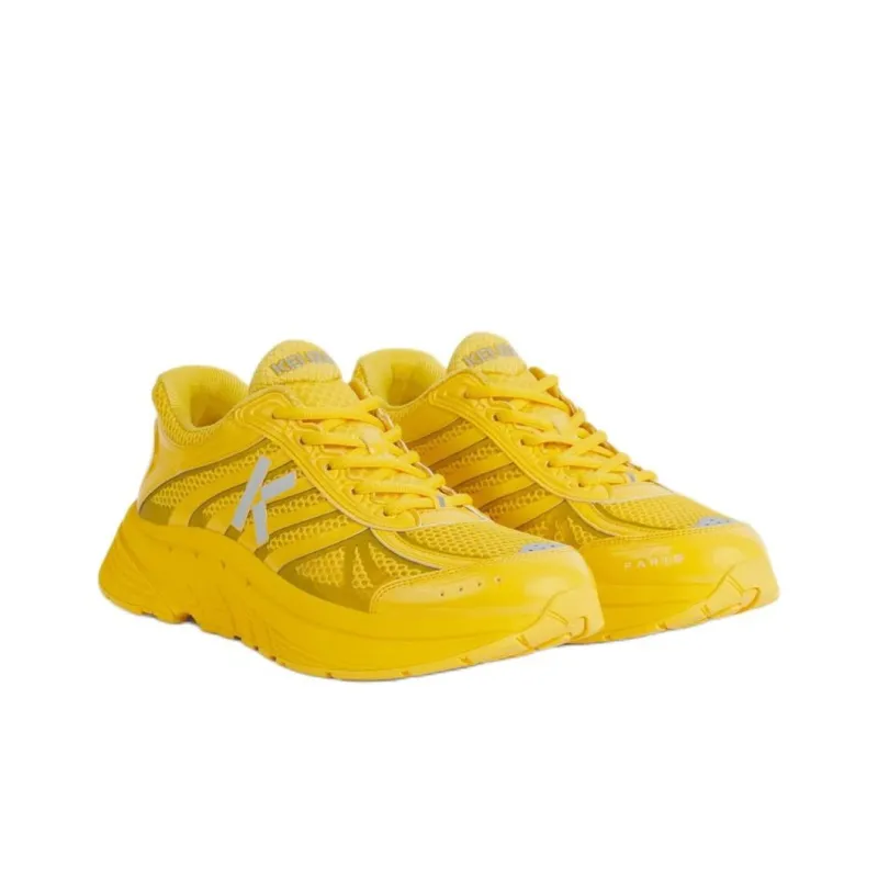 KENZO Low Top Casual Shoes Men's Yellow-2