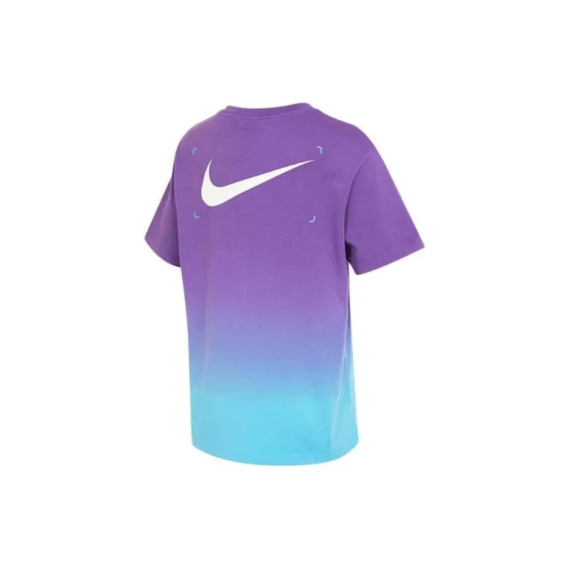 Nike SS23 Resistant High Basketball Series Drop Shoulder Sleeve T Shirt Women's Baltic Sea Blue-1