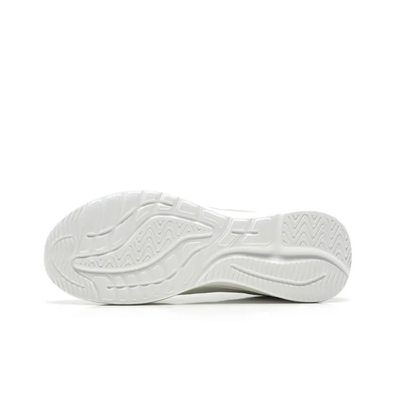 XTEP Running Shoes Men Low Top Sail White/Mountain Green-5