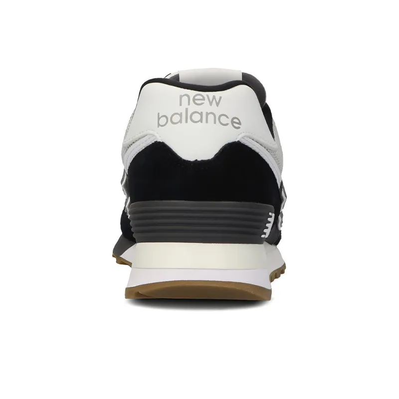 New Balance 574 Grey Black White Women's-3