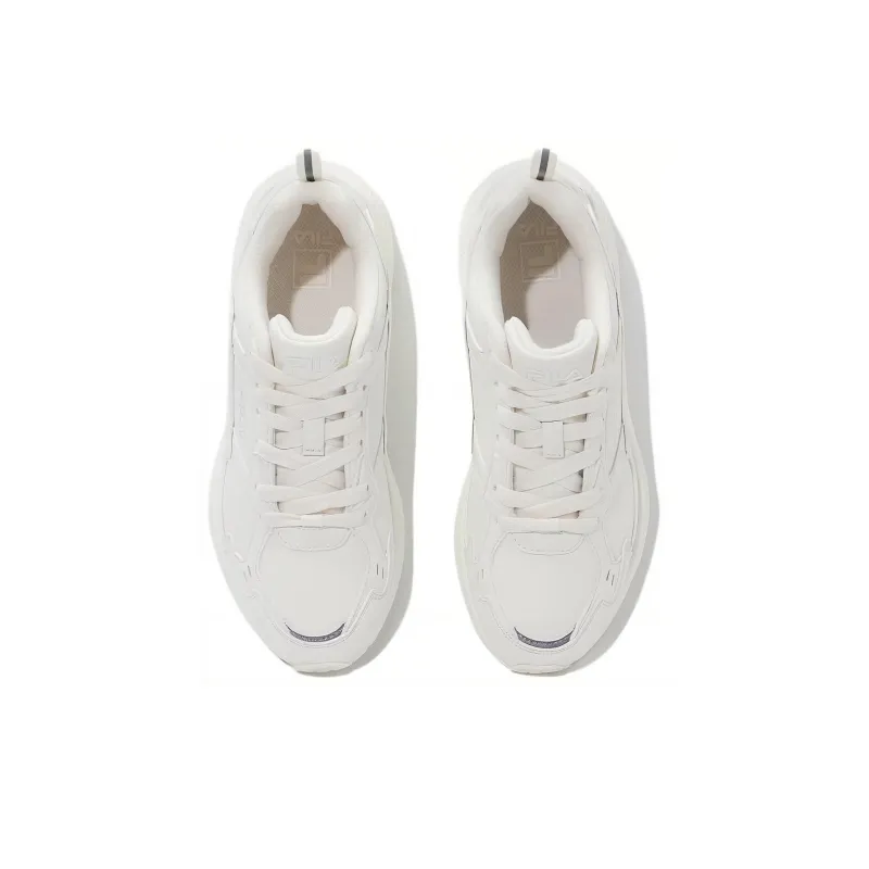 FILA Abrasion Resistant, Breathable, Lightweight Low Top Running Shoes Unisex White-3
