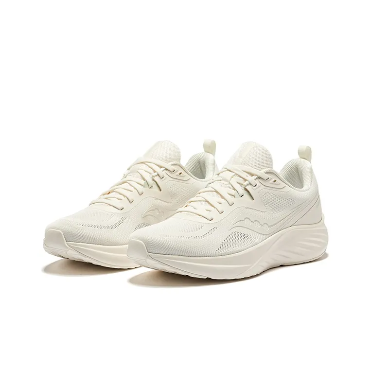 Saucony LANCER 3 Wear Resistant Slip Resistant Low Top Running Shoes Unisex Beige-2