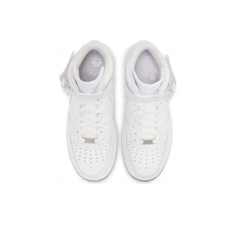 Nike Air Force 1 '07 Mid 'Triple White' Women's-4