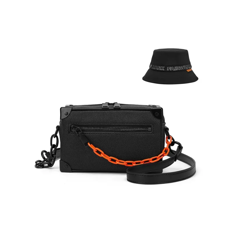 FAIRWHALE PVC Shoulder Bag Crossbody Bag Chain Bag Unisex-38