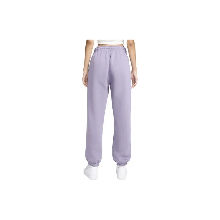 Nike Sportswear Phoenix Fleece Knitted Sports Pants Women's Dark Violet-1