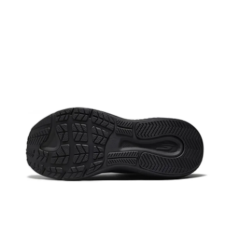 Skechers Cushioning Wear-Resistant Low-Top Casual Running Shoes Women's Black-4