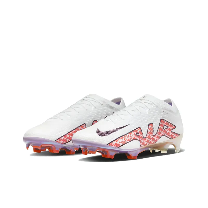 Nike Zoom Mercurial Vapor 15 Elite Fg White Bright Crimson-2