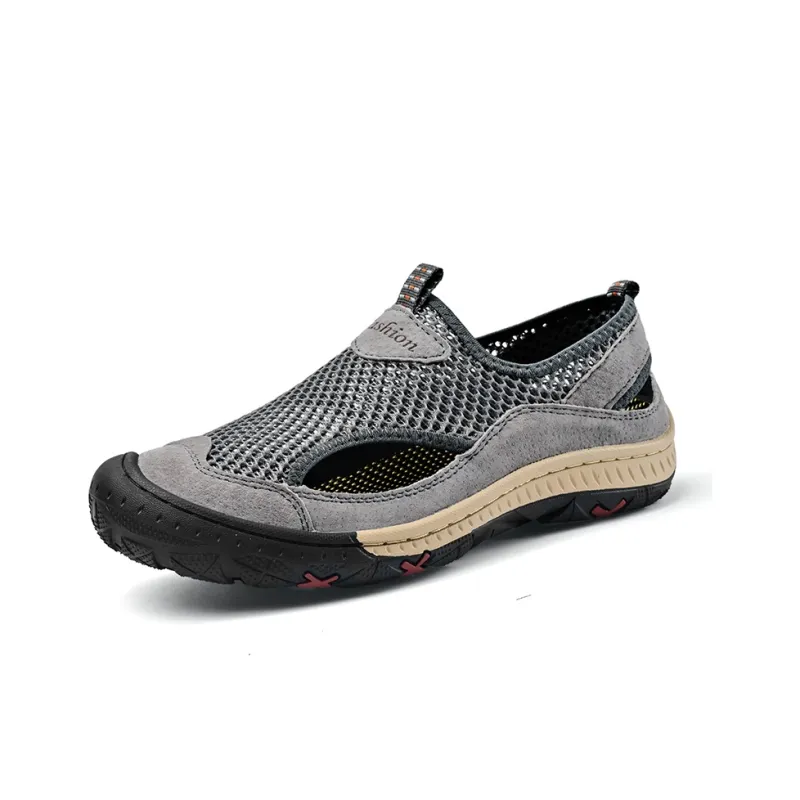 Season Ram Casual Shoes Men Low Top Black/Gray/Khaki-4