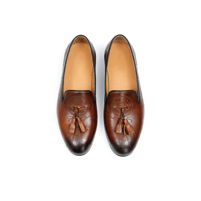 ASTON M.JAZZ Loafers Men Dark Gray/Brown-9