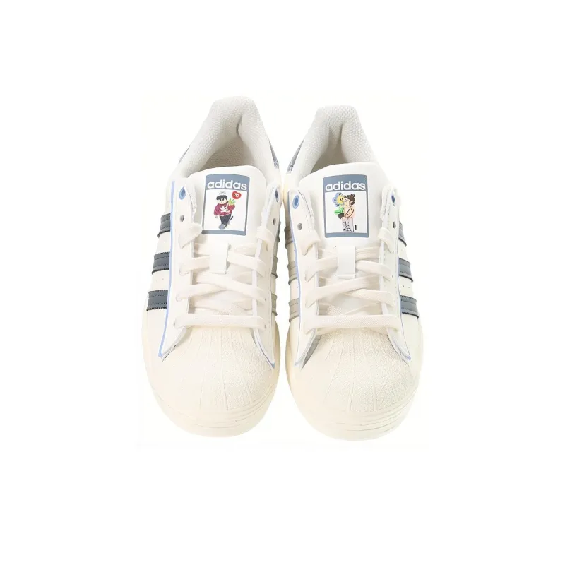 Adidas Originals Superstar X Charr Morita 'White Blue'-3