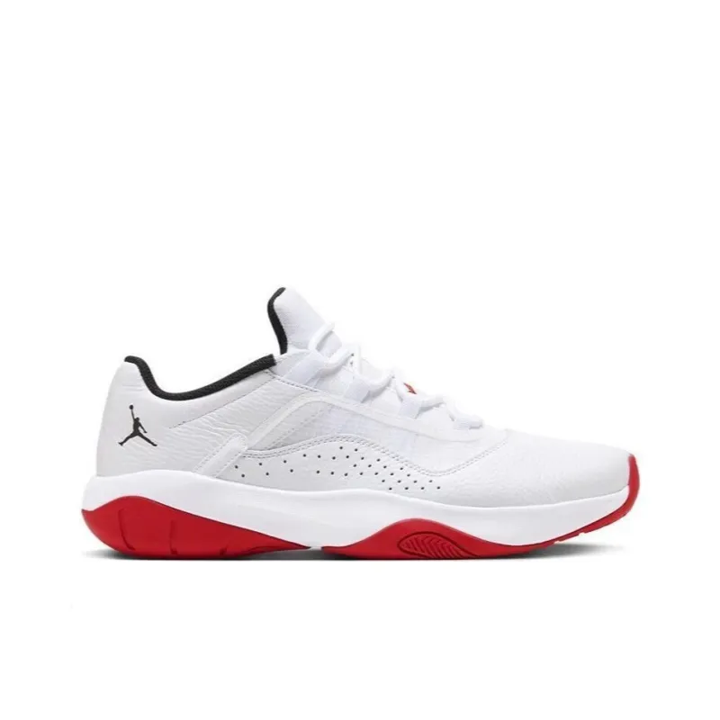 Jordan 11 CMFT Low 'White Varsity Red'-1