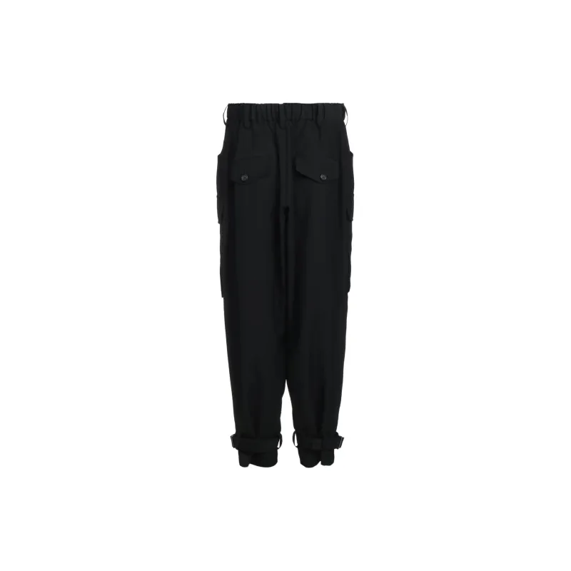 Yohji Yamamoto S'YTE SS24 Cargo Pants Unisex Black-1