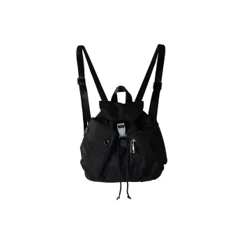 HAWA Nylon Backpack Medium Size Unisex Black/Gray/Apricot/Dusty Pink