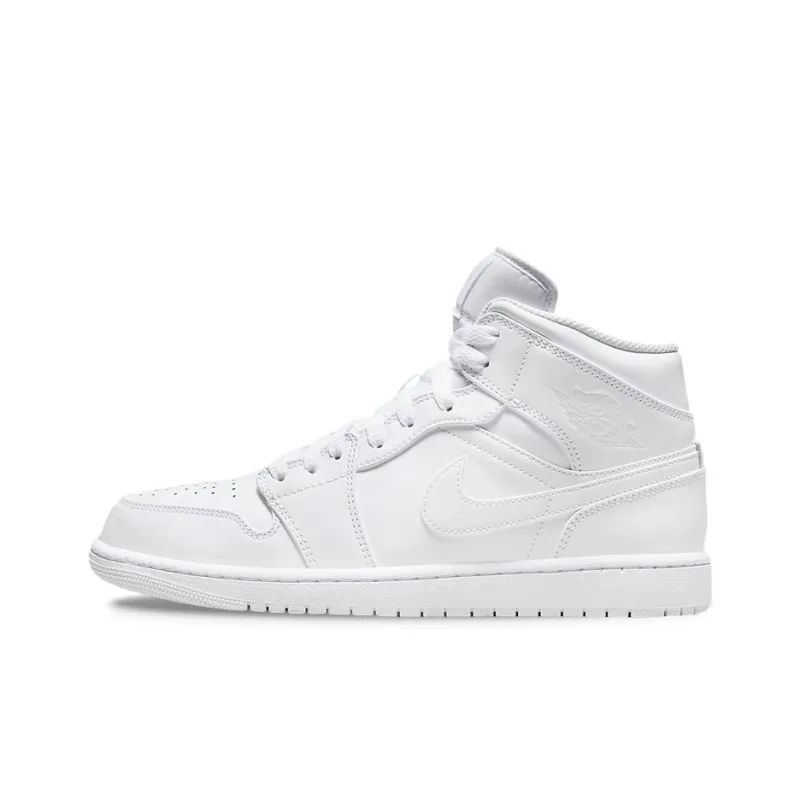 Air Jordan 1 Mid 'Triple White' 2022-0