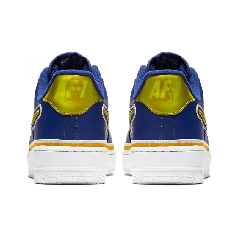 Nike Air Force 1 Low Sport Nba Deep Royal University Gold-4