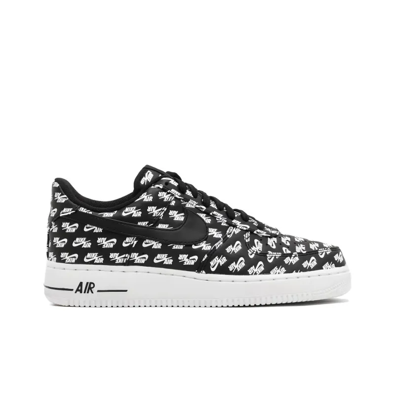 Nike Air Force 1 Low All Over Logo Black-1