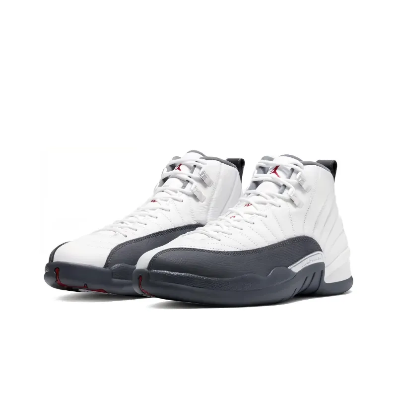Jordan 12 Retro White Dark Grey-2