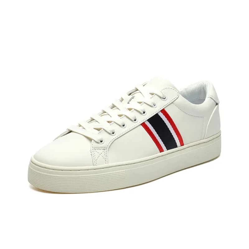 FILA 1911 Court Leather 'White Red Black'-1